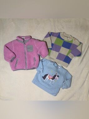 Set of Three Toddler Sweaters